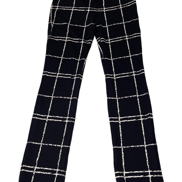 Express Pants - Express Columnist Classic Black Checkered  Plaid Mid Rise Crop Pants Size 00